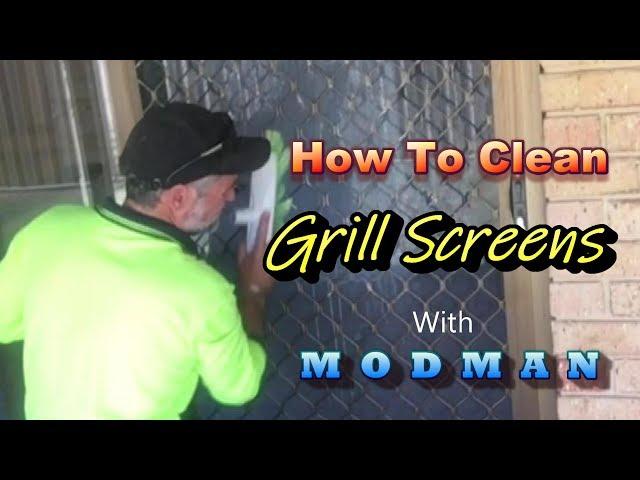 MODMAN How to clean Grill Screens