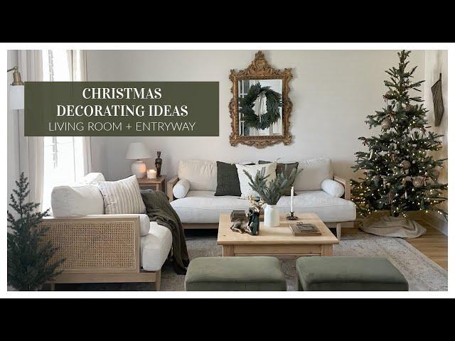 CHRISTMAS 2023 DECORATING IDEAS | DECORATING OUR CHRISTMAS TREE AND LIVING ROOM