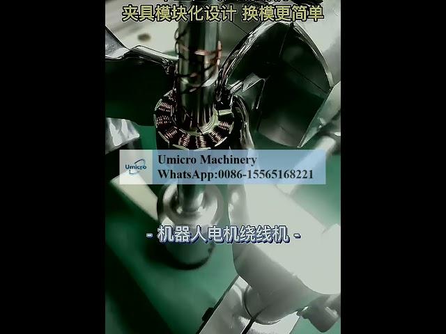 Robotic Motor Winding Machine 12 Slot Flying Fork Winding Machine, Fixture Modular Design, Easier Mo