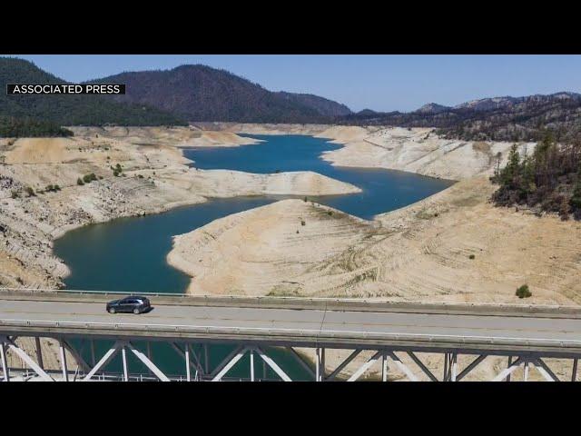 Dramatic photos show how storms filled California reservoirs