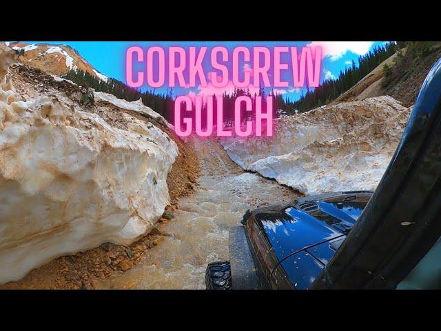 A scenic Jeep ride over Corkscrew Gulch from Ouray to Silverton. #Jeep #Corkscrew gulch #Ouray