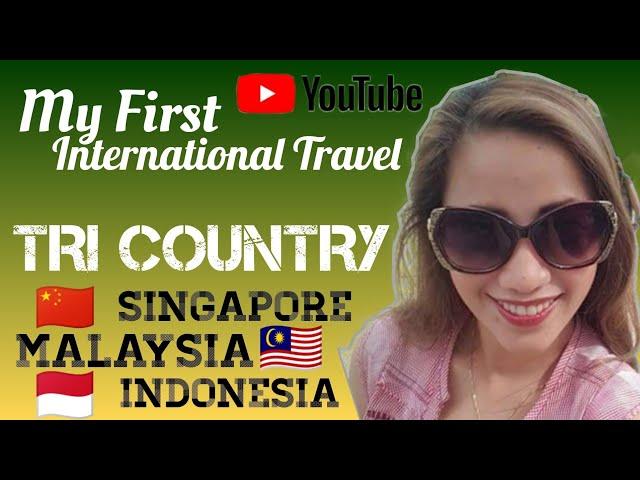 MY FIRST INTERNATIONAL TRAVEL | TRI COUNTRY | SINGAPORE | MALAYSIA | INDONESIA | Travel Incentive