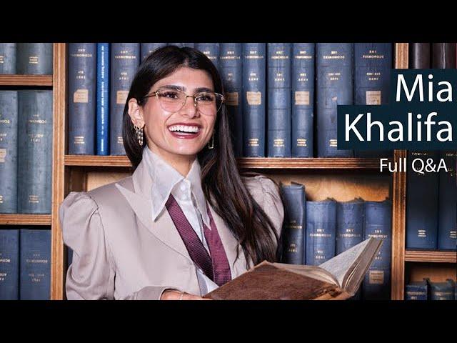 Mia Khalifa: Public Figure and Influencer | Full Q&A | Oxford Union