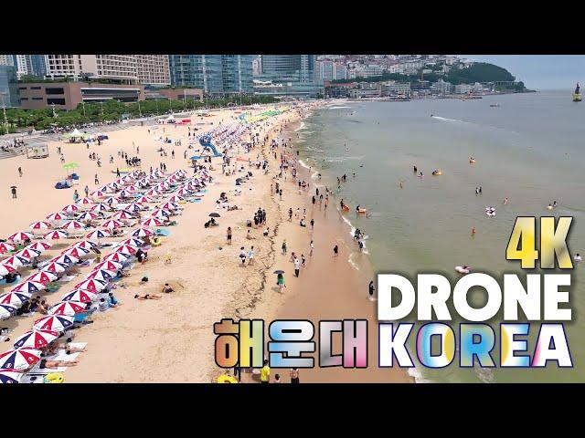 4K 부산 하늘 위에서의 드론여행 대한민국 1등 ️해운대해수욕장 부산바다 #dronekorea DRONE TOUR VISIT BUSAN HAEUNDAE BEACH KOREA