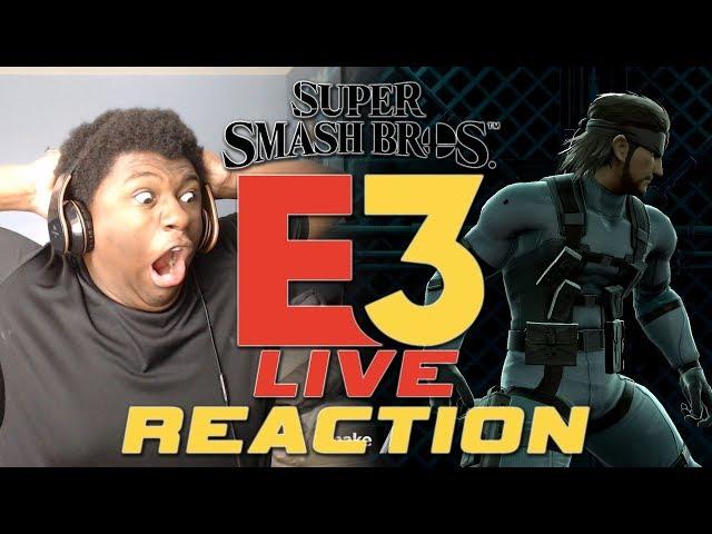 Super Smash Bros. Ultimate Reveal Trailer Live Reaction | Nintendo E3 2018