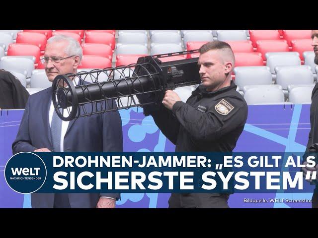 DEUTSCHLAND: Polizei testet Drohnenabwehrgerät, um EM-Stadien vor Terrorangriffen zu schützen