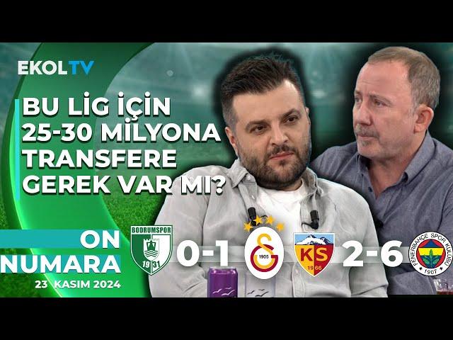 Fenerbahçe ve Galatasaray Haftayı Hatasız Kapadı! Sergen Yalçın- Candaş Tolga Işık | On Numara