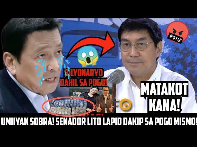 UMIYAK NA! SENADOR LITO LAPID IKUKULONG NA, NILAPAG ang EBIDENSYA! POGO BOSS ng BAYAN sa PAMPANGGA!