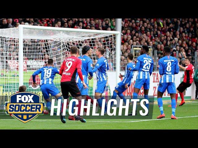 SC Freiburg vs. Hertha BSC Berlin | 2019 Bundesliga Highlights