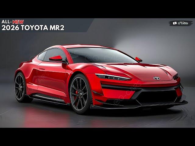 2026 Toyota MR2 Revealed - Supercar Market Conqueror !!