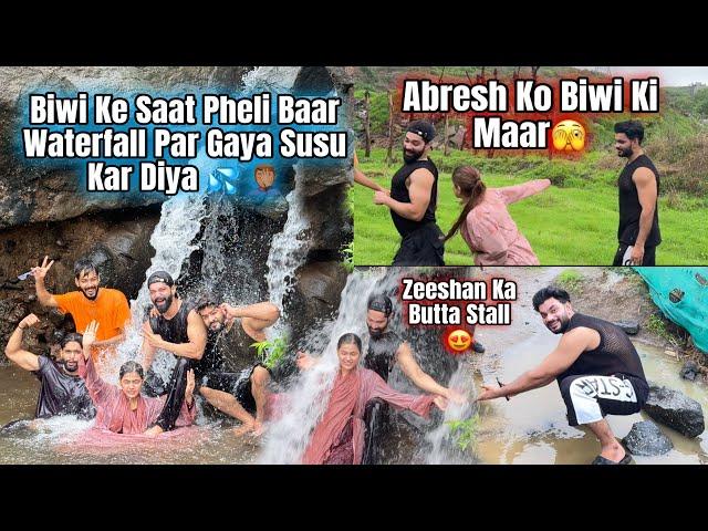 Ayesha Ke Saat Pheli Barish me Susu Or Waterfall Mila | Shaadi Single lyf Fokats | Abresh & Zeeshan