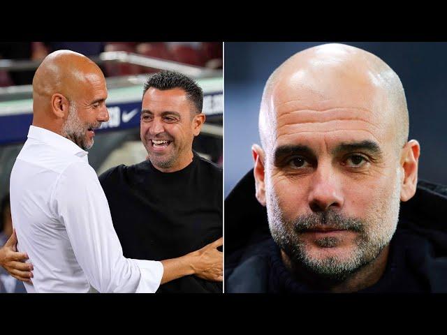 Pep Guardiola REACTS to Xavi's decision to resign as Barcelona coach