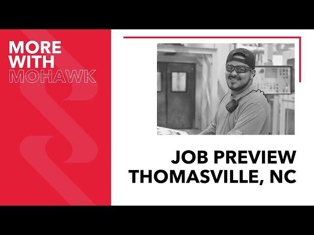 Job Preview: Cutting and Milling Operator (Thomasville, NC)