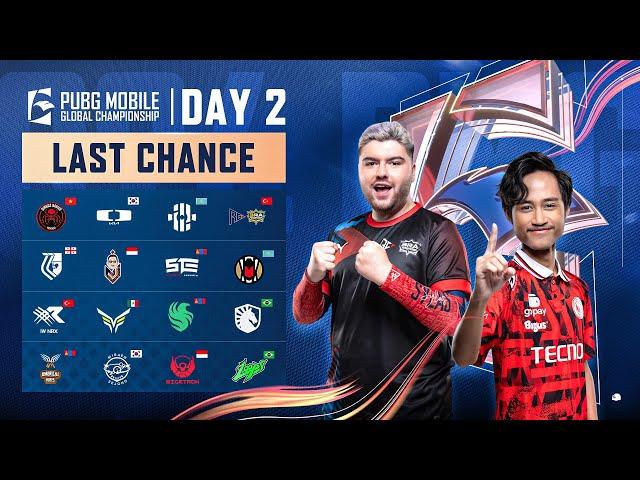 [EN] 2024 PMGC League | Last Chance Day 2 | PUBG MOBILE Global Championship