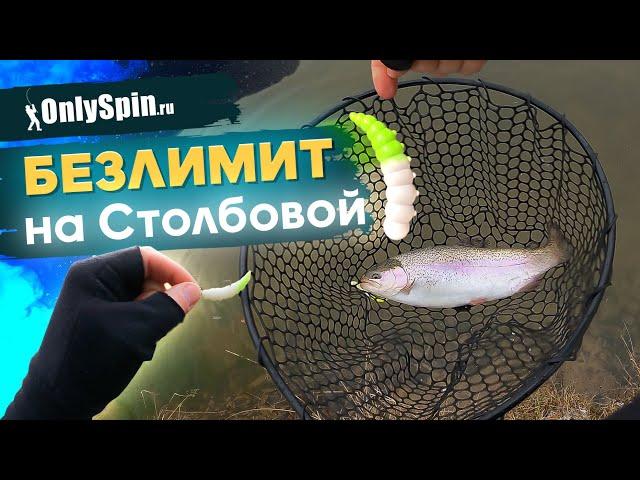 Catching TROUT on a spinning rod. Unlimited on POST. Fishing with #OnlySpin
