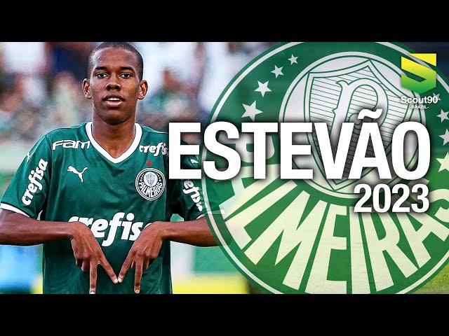 Estevão 2023 - Dribles, Passes & Gols - Palmeiras | HD