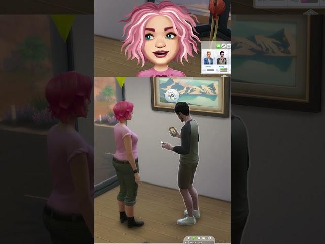 Finding love in the Sims - Part 8: He's breaking up with his wife over the PHONE?