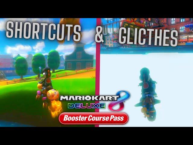 Mario Kart 8 Deluxe Wave 4 GLITCHES and SHORTCUTS!