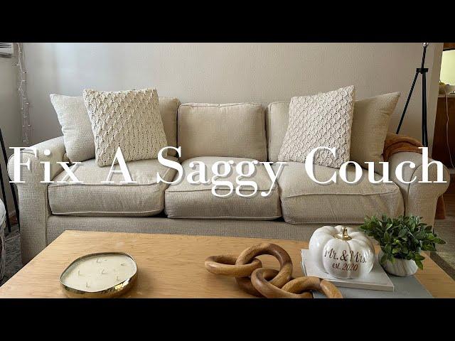 How To Fix A Sagging Couch | How To Repair A Sagging Sofa | Couch Cushion Stuffing