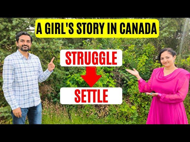 Canada Struggle to Settle Story of A Girl || Real Canadian Life Story Revealed of @zala_vandana9143