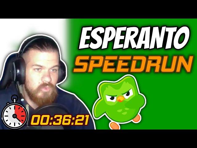 I SPEEDRAN the 2nd easiest language in the world: ESPERANTO