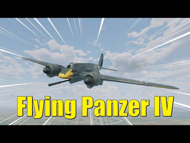 Close Air Support Using A Flying Panzer IV