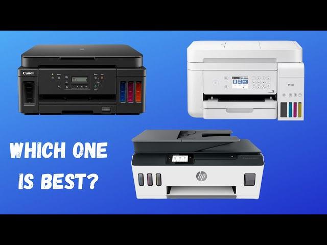 Which Tank Printer Should You Buy? HP V Epson V Canon