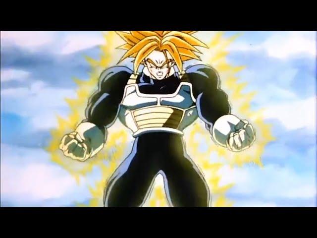 Trunks powers up to fight Perfect Cell