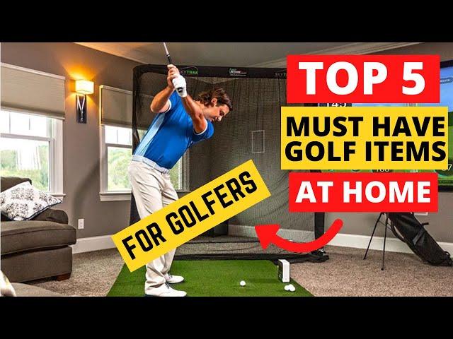 How to Play Golf at Home?!(Best ️‍️ Items to Practice Golf at Home)