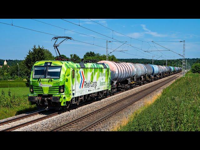 Güterzüge im Blockabstand - RHC, ICE-S, Metrans, TXL, VTG EuroDual, ÖBB uvm zw. München - Ingolstadt