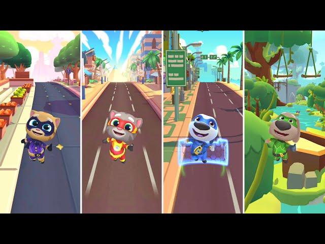 Talking Tom Hero Dash: Talking Tom,Talking Ginger,Talking Hank,Talking Ben (Android/iOS) Gameplay