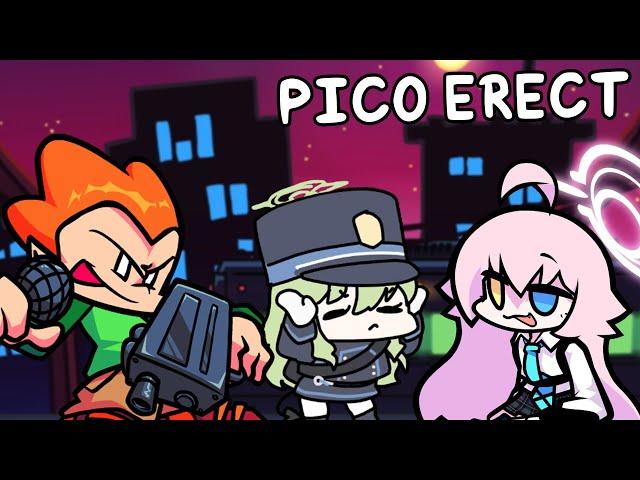 PICO ERECT (Kawai Sprite & Saruky Remix) - Pico Vs. Hoshino [FNF x Blue Archive / ブルアカ] [FNF UPDATE]