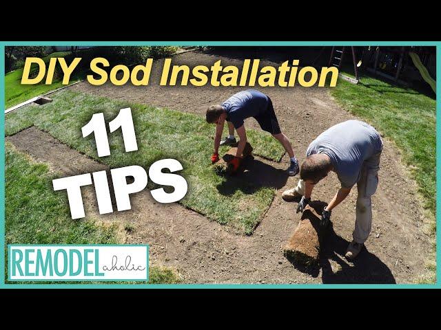 DIY Sod Installation | Remodelaholic