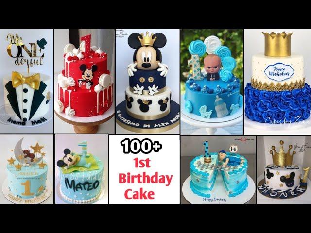 100+ First Birthday cake Ideas for baby boy | Baby boy 1st birthday cakes | birthday cake for boys