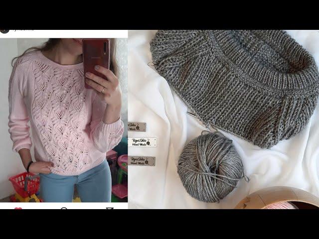 Давайте вместе повяжем!!! Крупные процессы. Кардиган и 3 джемпера. Вязание. Рынашко