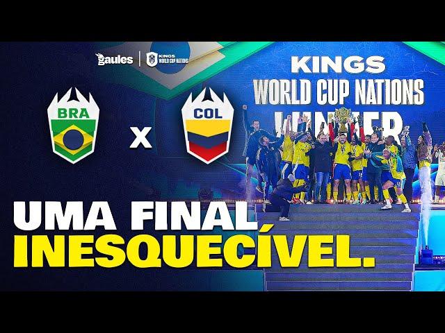 UMA FINAL INESQUECÍVEL! BRASIL x COLOMBIA | PARTIDA COMPLETA | COPA DO MUNDO KINGS LEAGUE