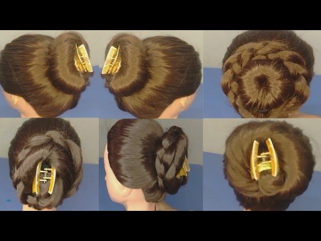 3 Quick and Easy hairstyle  with clutcher /