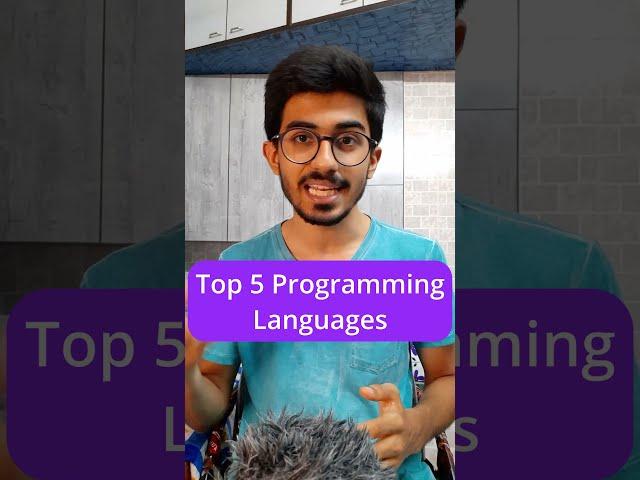 Top 5 Programming languages to learn in 2022 | Ali Solanki #SHORTS