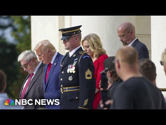 Arlington National Cemetery confirms 'incident' during Trump visit