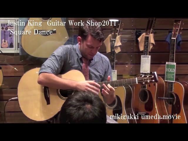 Justin King  Guitar Work Shop2011 in mikigakki umeda - "Square Dance"