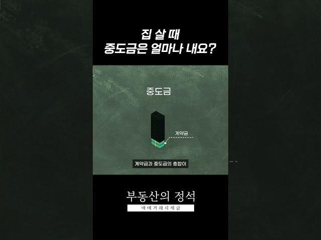집 살 때 중도금 얼마나 내요? [부동산의 정석]