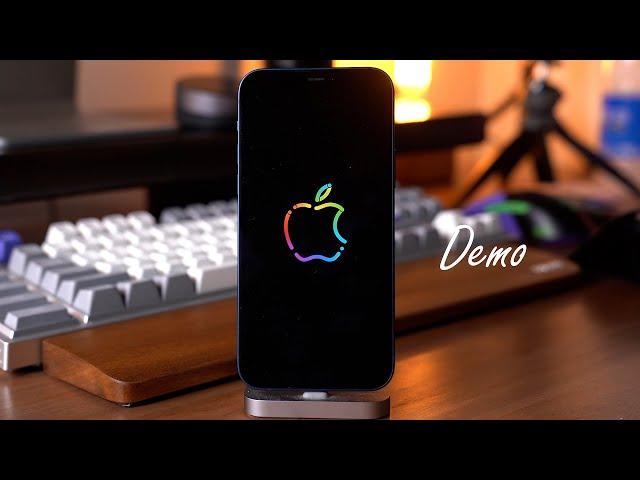 「落落」一台带有官方演示Demo的iPhone 12