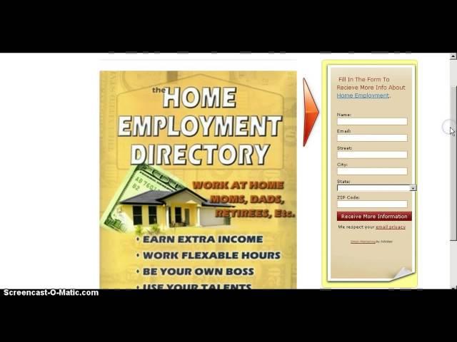 Home Employment