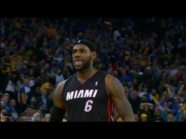 LeBron James Hits the Game-Winning Three to Beat the Warriors!