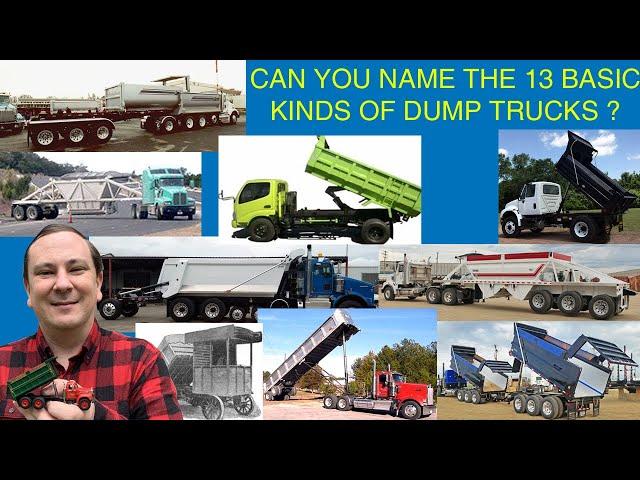 Types of Dump Trucks Part 1 Mack B61 Diecast Mack B Model Dump Truck 1:64th Scale First Gear