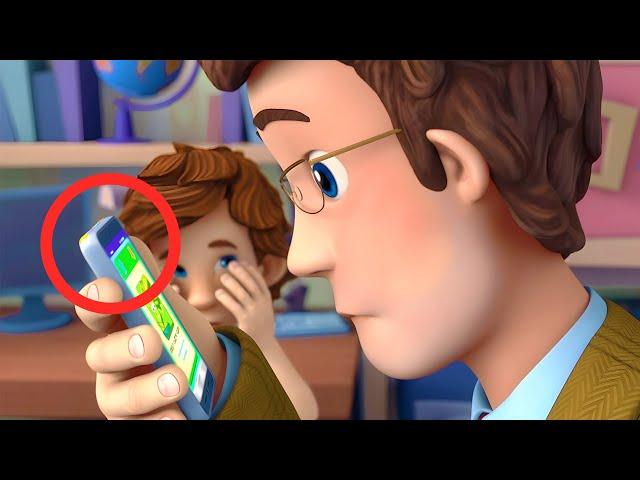 What is Tom Thomas hiding on his phone?  | The Fixies | Animation for Kids