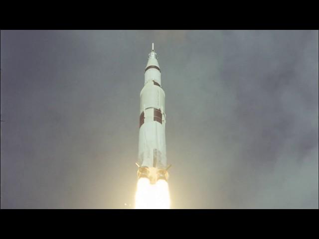 Saturn V Rocket launch with Enhanced Sound