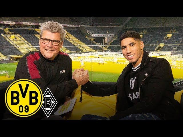 BVB Youngster Achraf Hakimi joins BVB Matchday Magazine | Borussia Dortmund - Gladbach