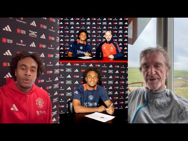 Joshua Zirkzee met Ten Hag at Old Trafford, Sir Jim Ratcliffe's message to Mainoo and Luke Shaw