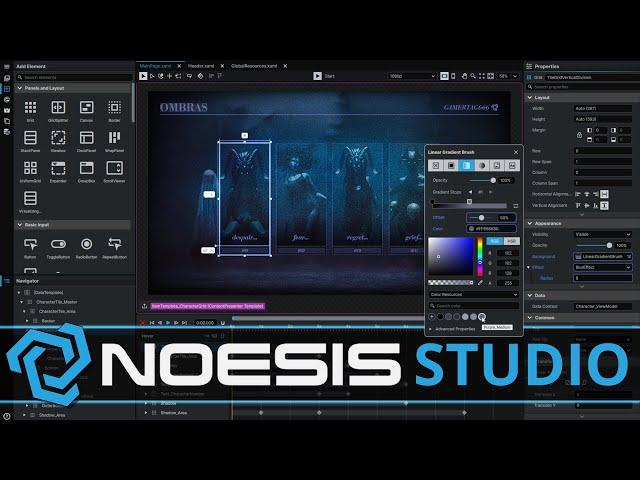 Noesis Studio - The Ultimate Tool for Game UI Creation